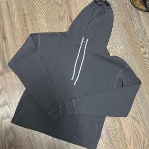Gray thermal hoodie